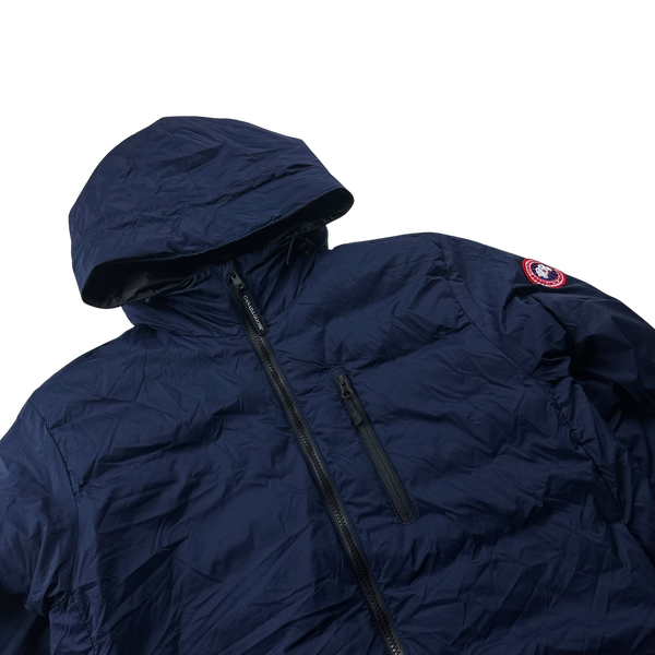 Canada Goose Lodge Down Filled Navy Lightweight Puffer Jacket - Medium