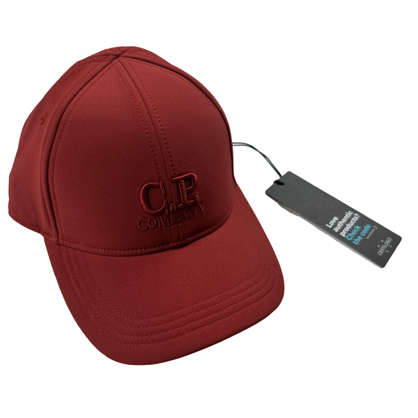 CP Company Red Shell R Spellout Baseball Cap - Medium