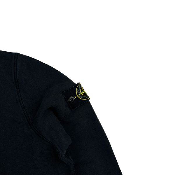 Stone Island 2020 Black Cotton Crewneck Sweatshirt - Medium