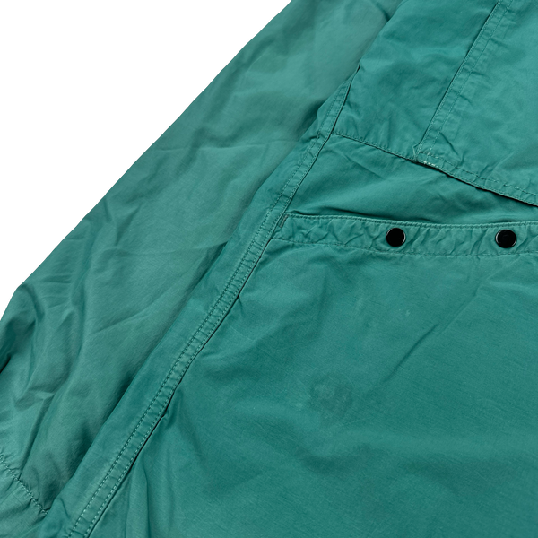 Stone Island 2011 Sea Green 2011 Resin Coated Nylon Jacket - Large