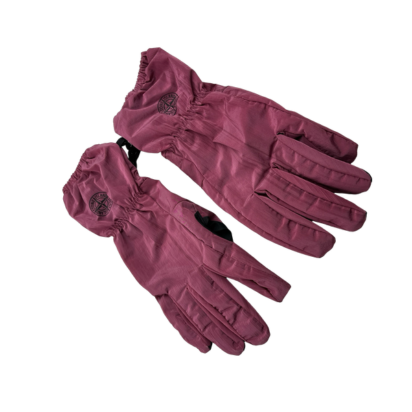 Stone Island 2023 Pink Nylon Metal Econyl Gloves