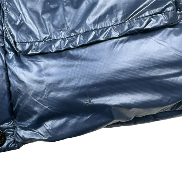 Stone Island 2018 Blue Pertex Quantum Y Down Long Puffer - Medium