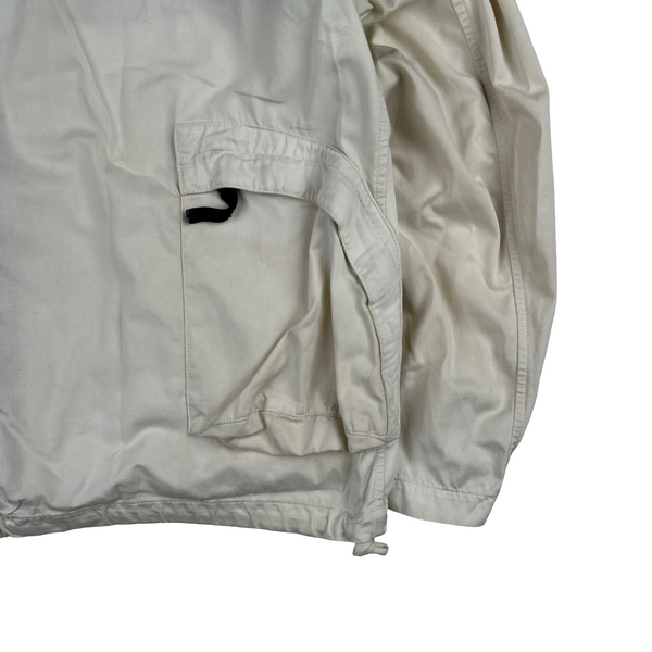 Stone Island 1998 Vintage Cotton Multi Pocket Green Edge Jacket - XL
