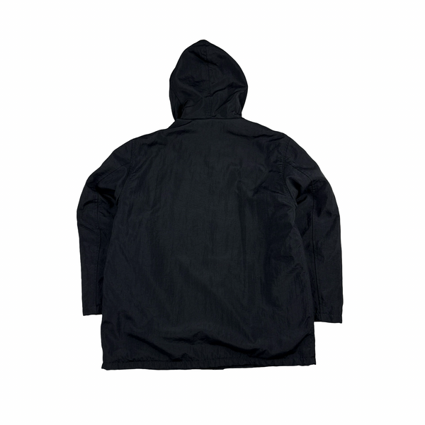 CP Company 1995 Thick Nylon Vintage Fleece Lined Hooded Jacket - Large