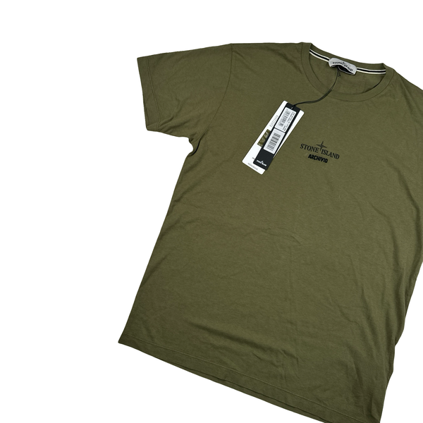 Stone Island 2021 Monobava Archivo Printed T-Shirt - Large