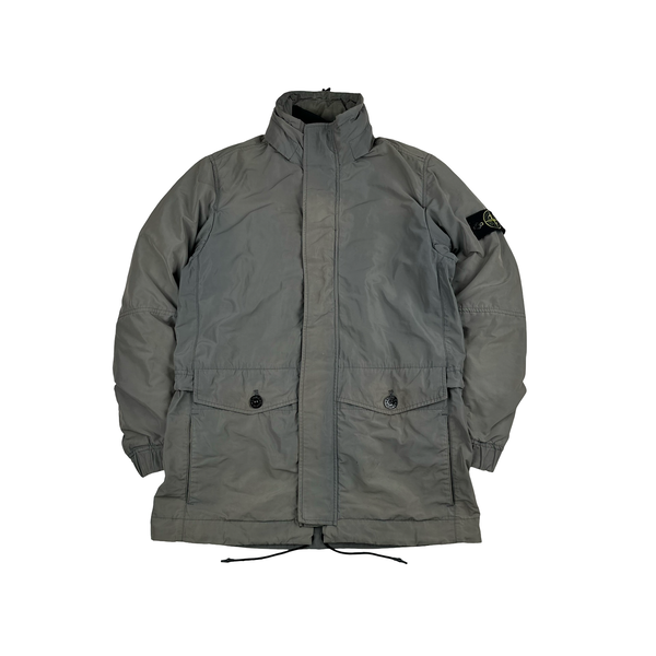 Stone Island 2017 Grey Micro Reps 2 In 1 Jacket - Small