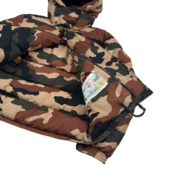 Moncler Norme Afnor Camo Down Filled Jacket - Large