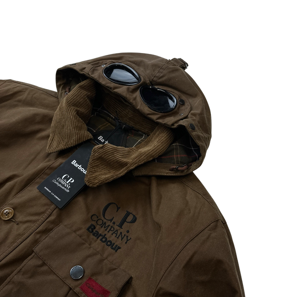 CP Company x Barbour Multi Pocket 500 Mille Waxed Jacket - XS