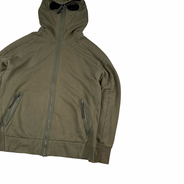 CP Company Green Explorer Goggle Hoodie - Large