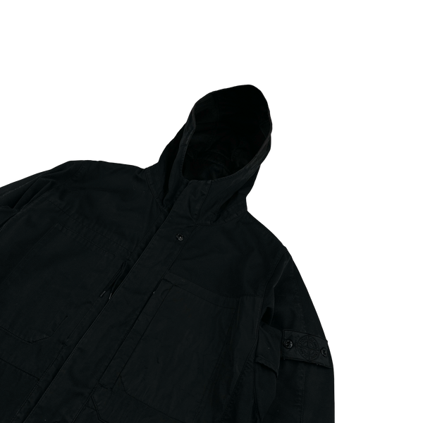 Stone Island 2015 Black Raso R 3L Shadow Project Jacket - XL