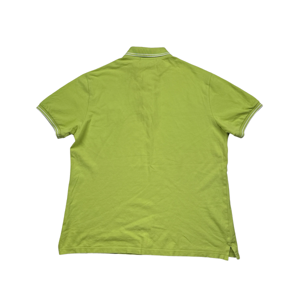 Stone Island Lime Green Polo Shirt - XL