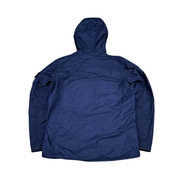 Stone Island 2015 Blue Lamy Flock Jacket - XL