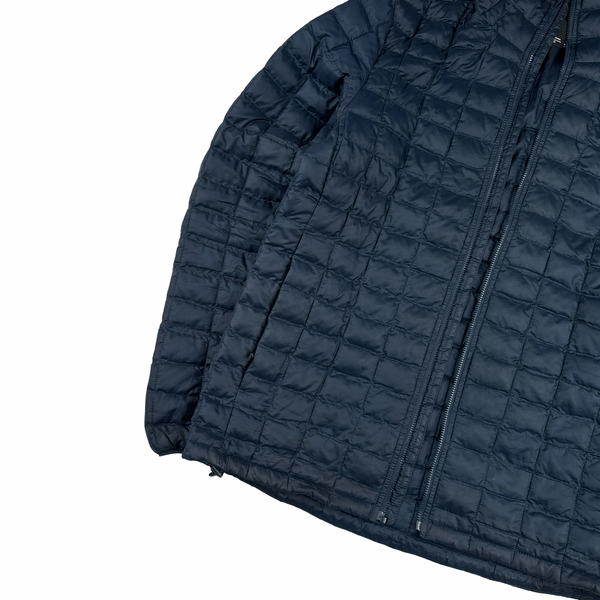 North Face Navy Thermoball Down Jacket - Medium