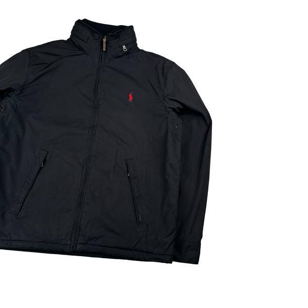 Ralph Lauren Black Quilted Lined Jacket - Medium