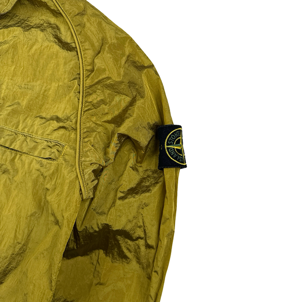 Stone Island 2022 Yellow Nylon Metal Overshirt - Small