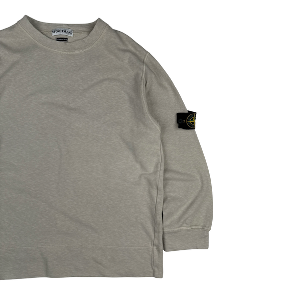 Stone Island 2001 Cotton Knitted Crewneck Jumper - Medium