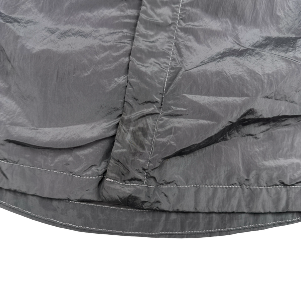 Stone Island 2018 Grey Nylon Metal Shimmer Overshirt - Small