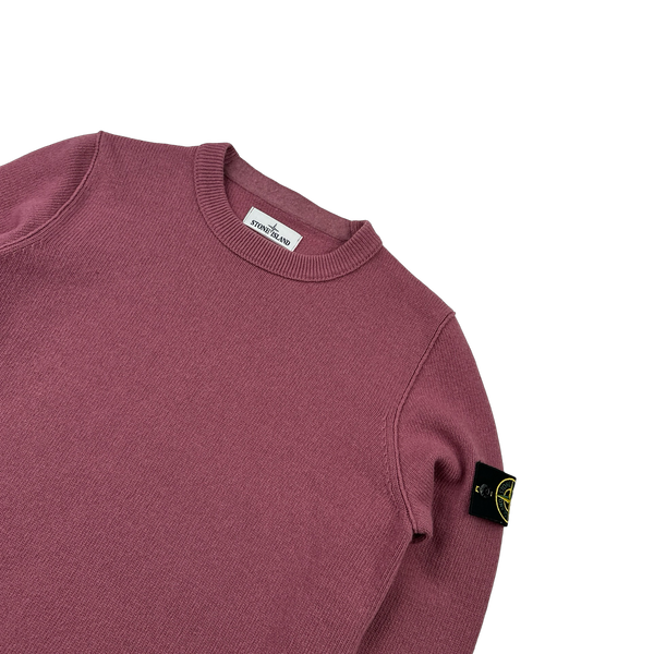 Stone Island 2014 Pink Knitted Pullover Jumper - Large