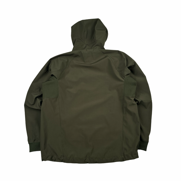 CP Company Khaki Green Soft Shell Smock Pullover Jacket - Large