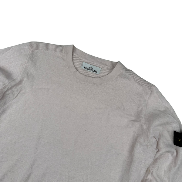 Stone Island Light Pink Lightweight Knit - XL