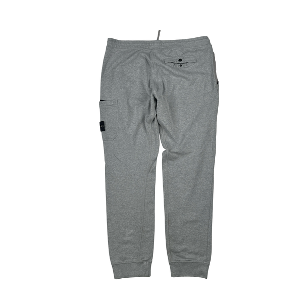 Stone Island Grey Cotton Cargo Trousers - XXL
