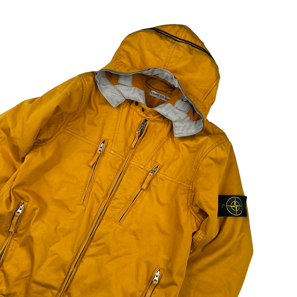 Stone Island Orange 2010 Raso Gommato Jacket - Medium