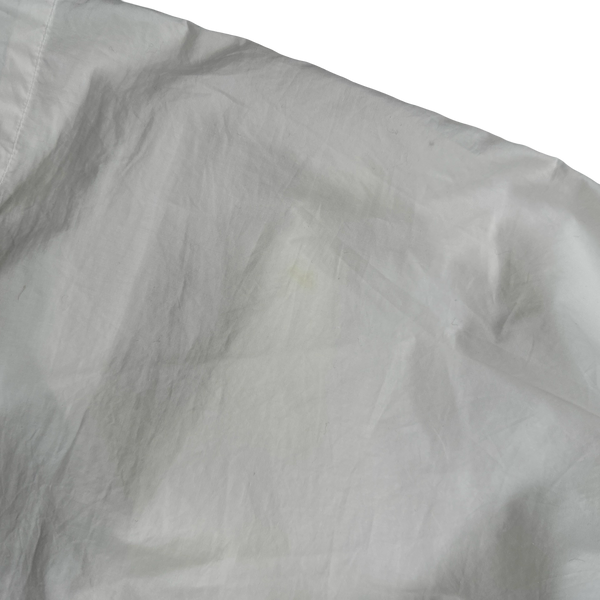 CP Company White Printed Spellout Buttoned Shirt - Large