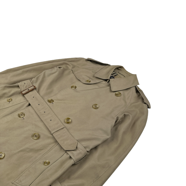 Burberry Nova Check Lined Trench Coat - Medium