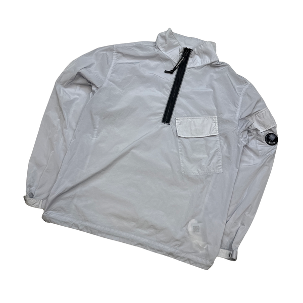 CP Company Grey Pullover Smock Overshirt - Large