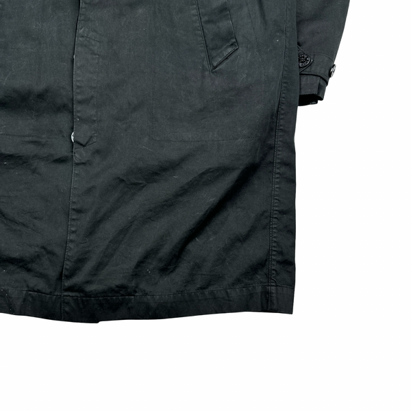 Stone Island Vintage Black Raso Gommato Dutch Rope Jacket - Medium