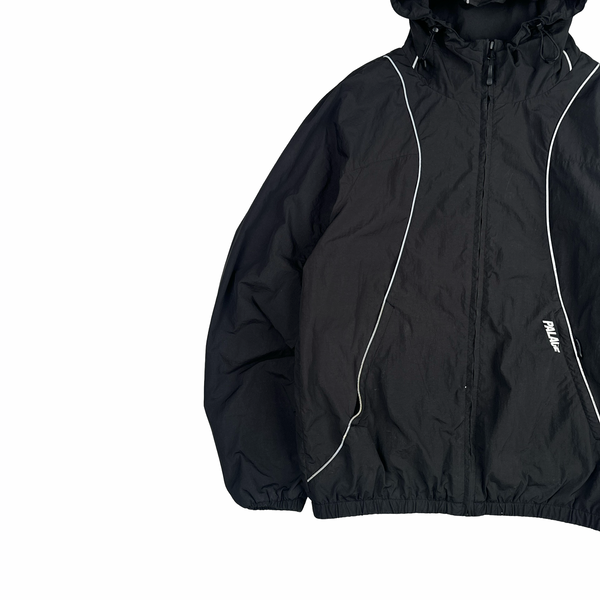 Palace Black Nylon Lightweight Zipped Spellout Jacket - Medium