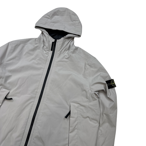 Stone Island 2021 Light Grey Primaloft Soft Shell Jacket - XXL