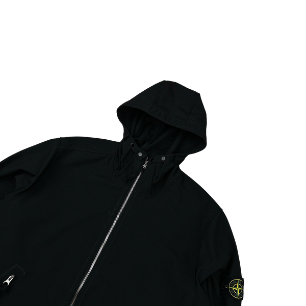 Stone Island 2018 Black Light Soft Shell R Jacket - XL