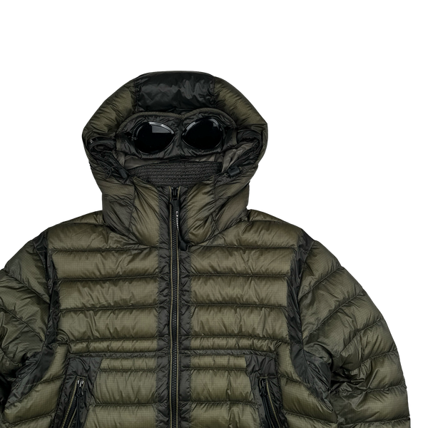 CP Company Forest Green DD Shell Goggle Jacket - Small