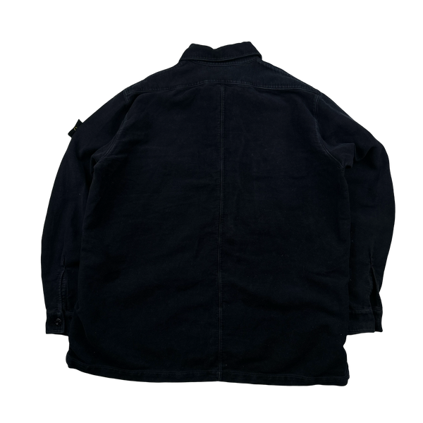 Stone Island Vintage 1998 Moleskin Cotton Overshirt - XL
