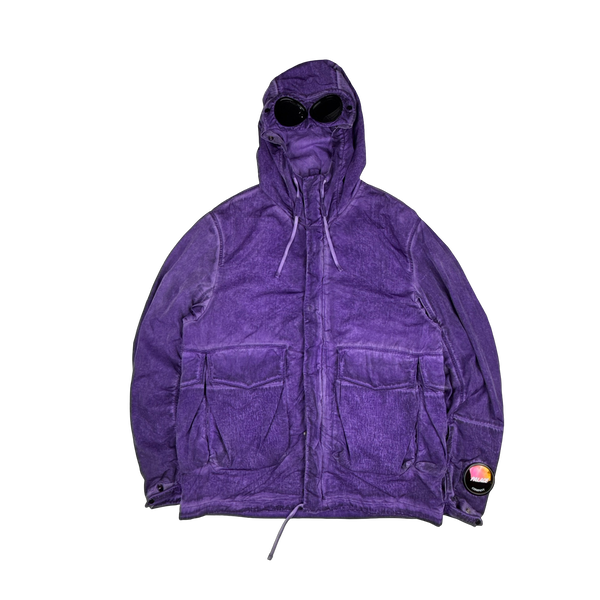 CP Company x Palace Purple Nylon La Mille Goggle Jacket - Small