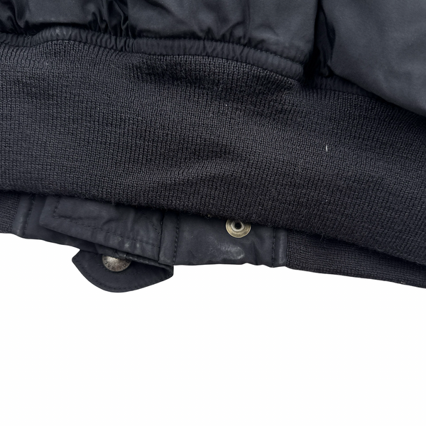 Ralph Lauren Heavyweight Shearling Collared Down Bomber Jacket - Large