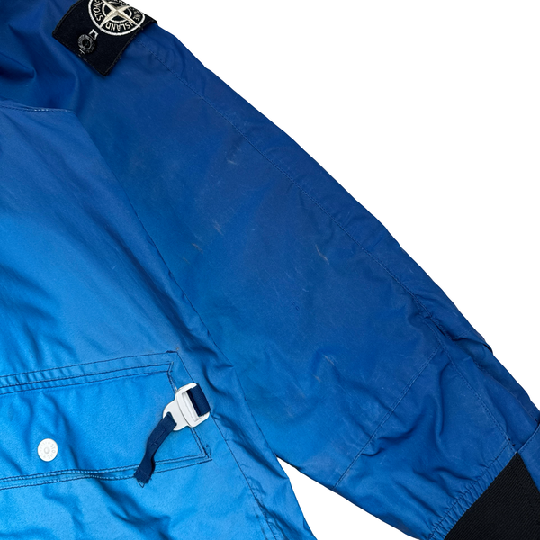 Stone Island 2011 Rare Archive Blue Reflective Jacket - XL