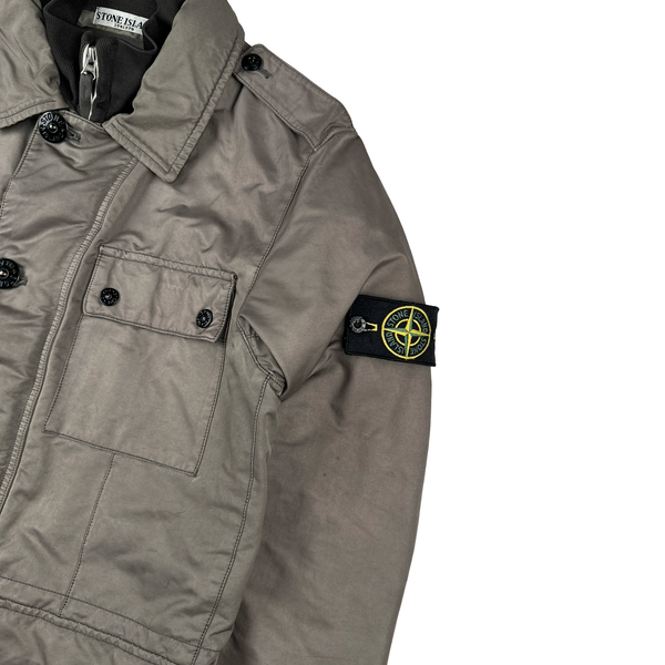 Stone Island Dark Beige David TC Military Jacket - Medium