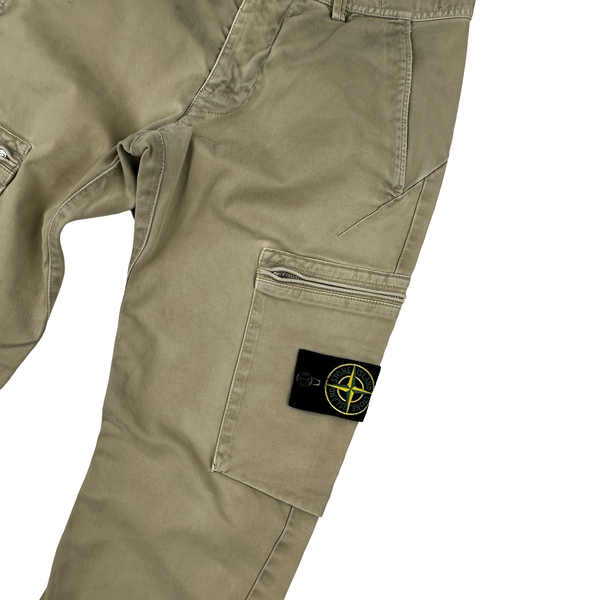 Stone Island Beige 2016 SK Cargo Trousers - Small