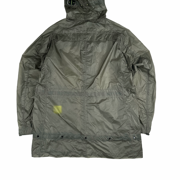 Ma Strum Grey Multi Pocket Long Lightweight Jacket - XL