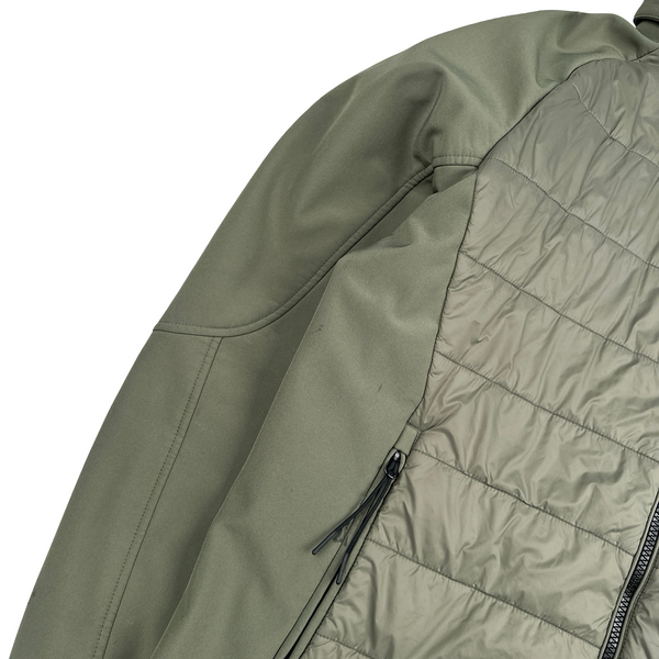 CP Company Khaki Hybrid Soft Shell Jacket - XL