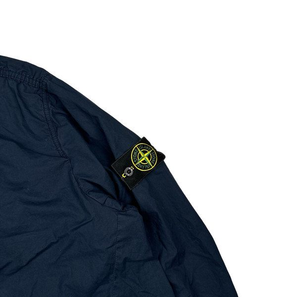 Stone Island 2017 Navy Tela Paracadute Hooded Jacket - XL