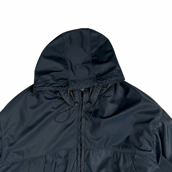 Stone Island Vintage 1996 Navy 3 In 1 Green Edged Dutch Rope Nylam Jacket - XL