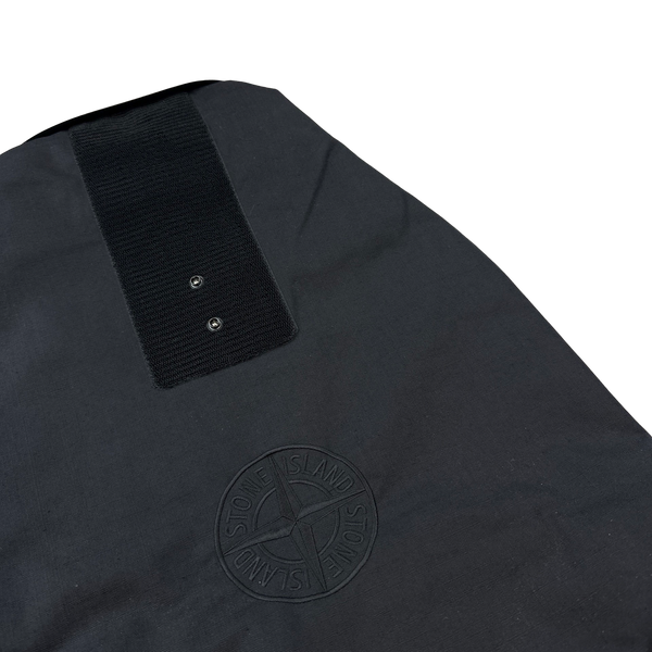 Stone Island 2022 Black Compass Spellout Backpack