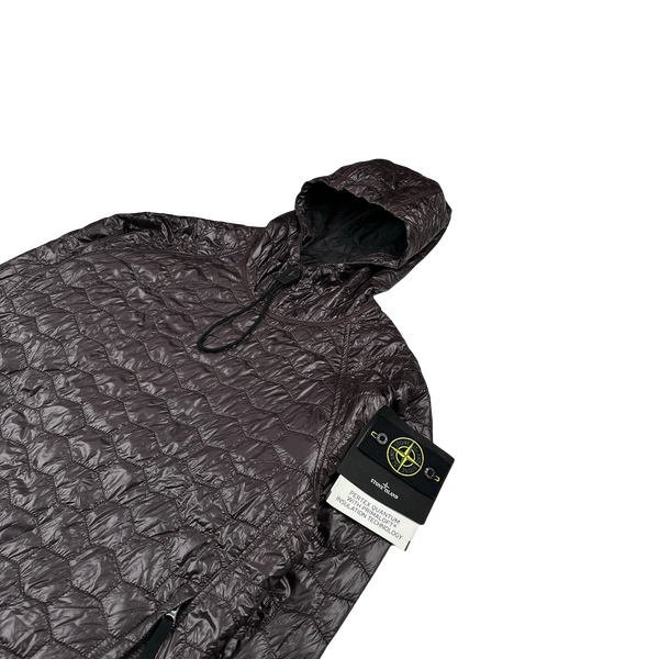 Stone Island 2018 Chocolate Brown Pertex Quantum Primaloft Smock - Medium