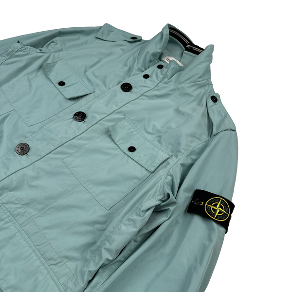 Stone Island 2013 Teal Micro Reps Field Jacket - Large
