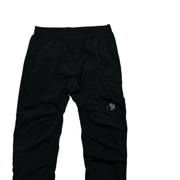 CP Company Black Nylon Chrome Cargos - Large