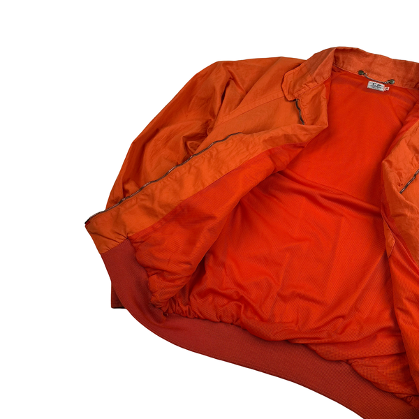 CP Company 1995 Orange Vintage Cotton HarringtonJacket - Large