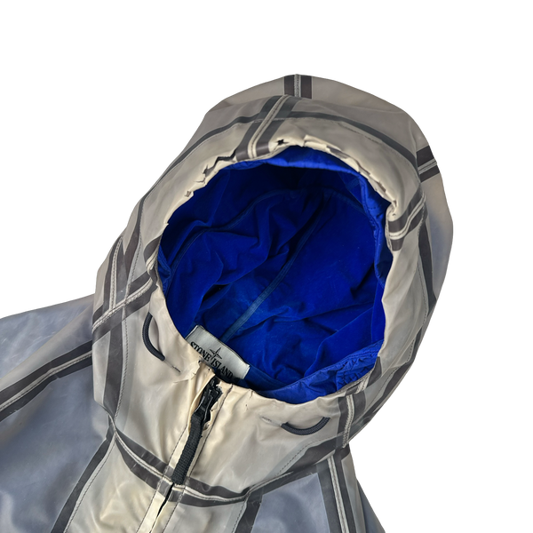 Stone Island 2015 Royal Blue Poly Cover Jacket - Medium